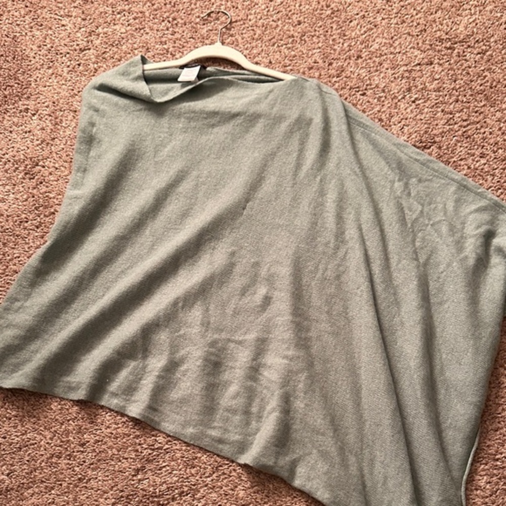 J.CREW Cashmere Wool blend poncho.
